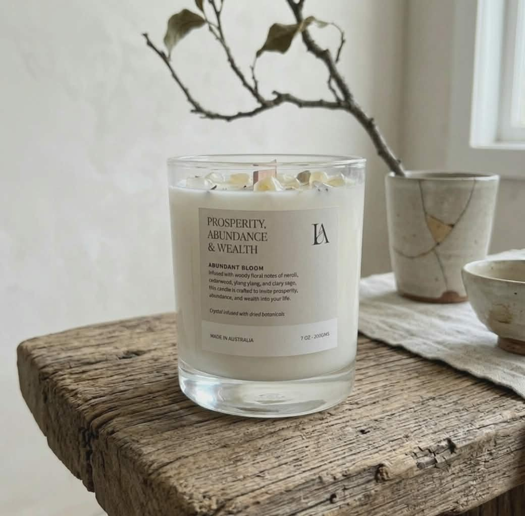 Intention Candles- Prosperity Abundance Wealth