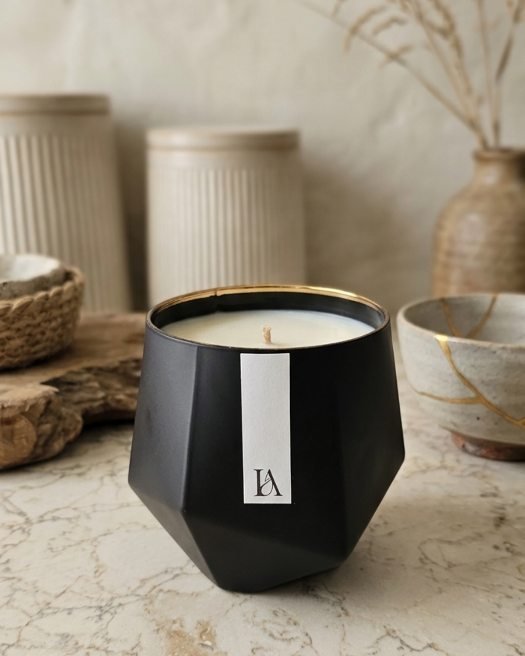 Elegance Candle- Matte Black
