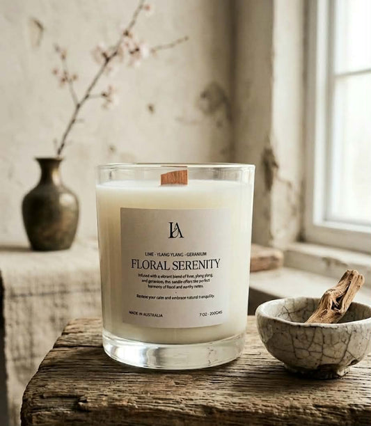 Essential Oil Candle- Floral Serenity
