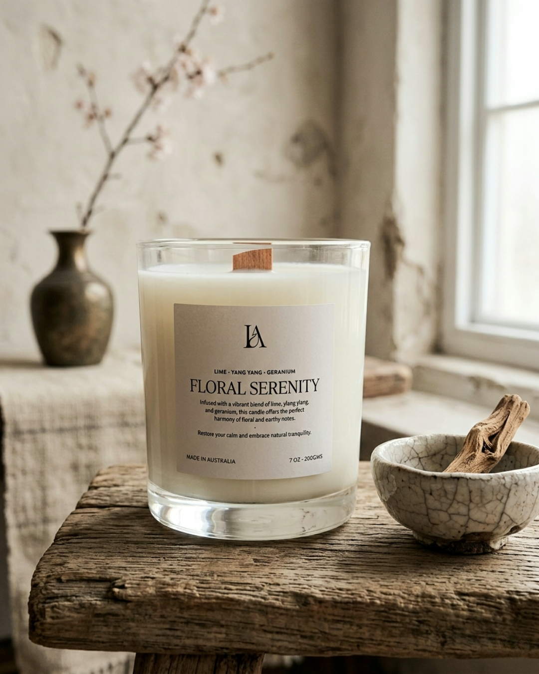 Essential Oil Candle- Floral Serenity