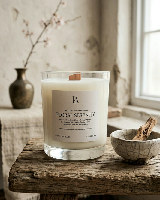 Essential Oil Candle- Floral Serenity
