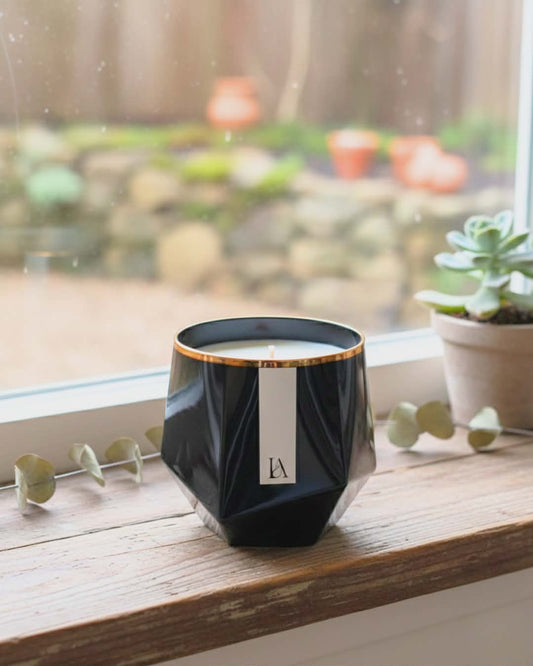 Elegance Candle- Gloss Black
