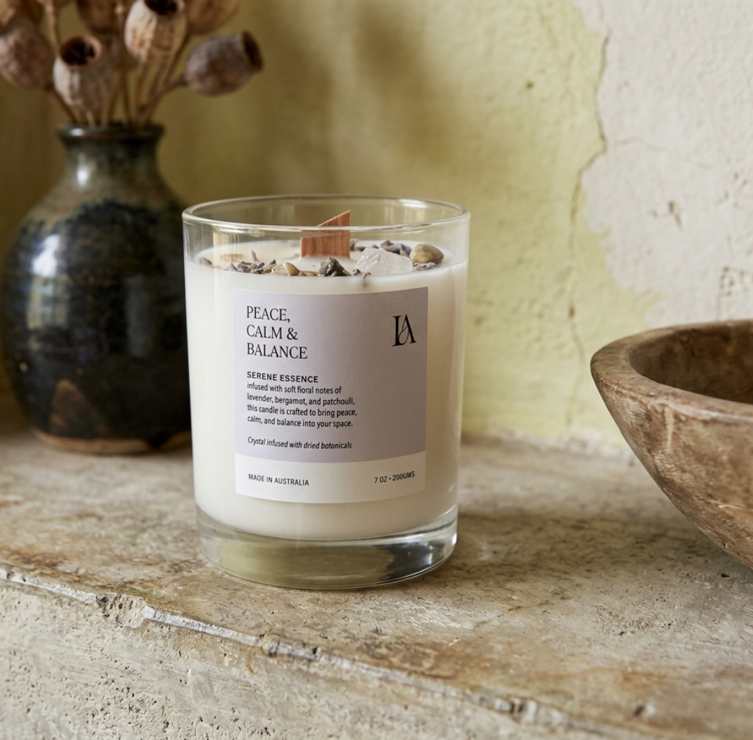 Intention Candle - Peace Calm Balance